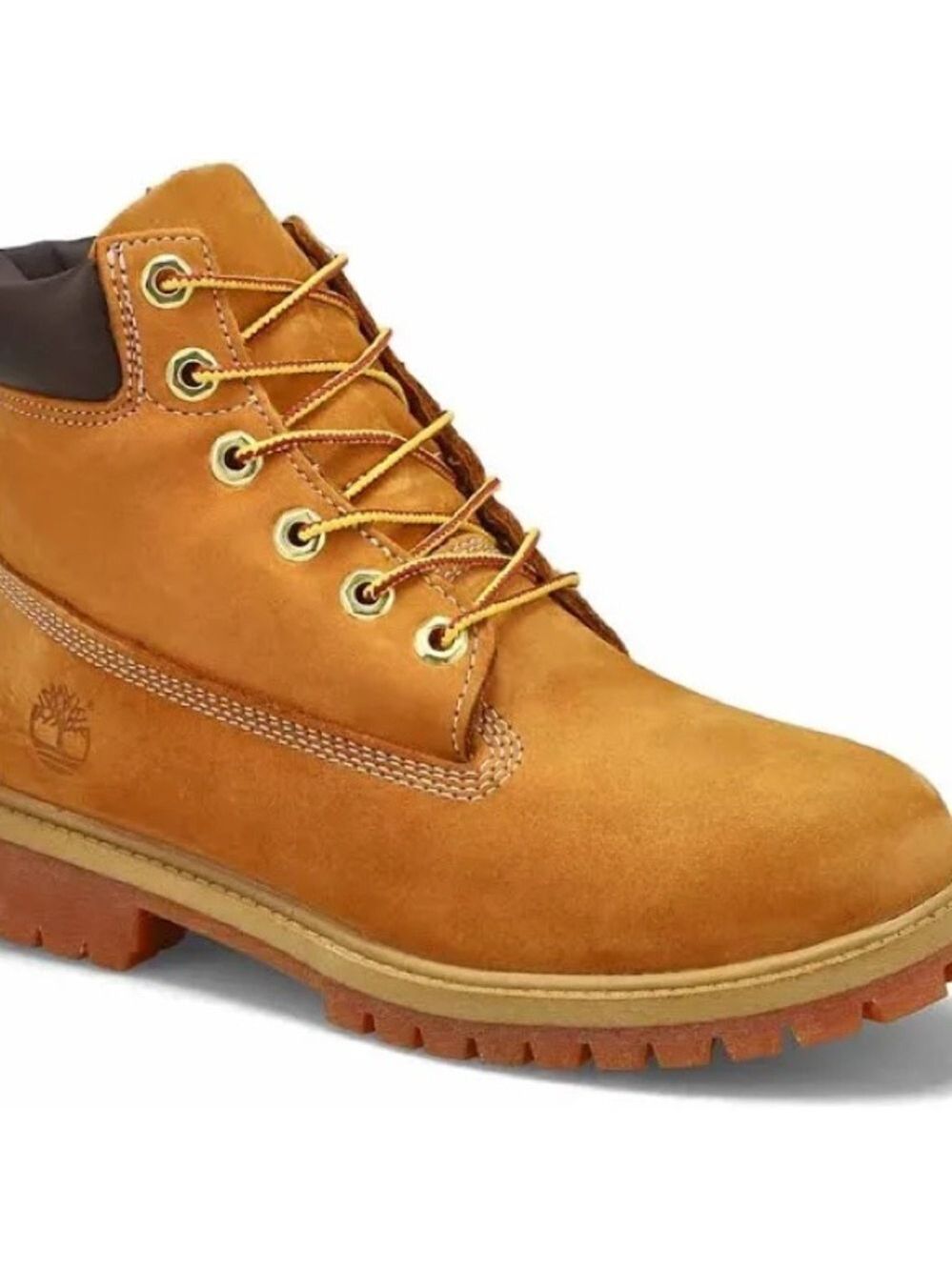 Size 3 Youth Timberland Kids Tan Leather Boots